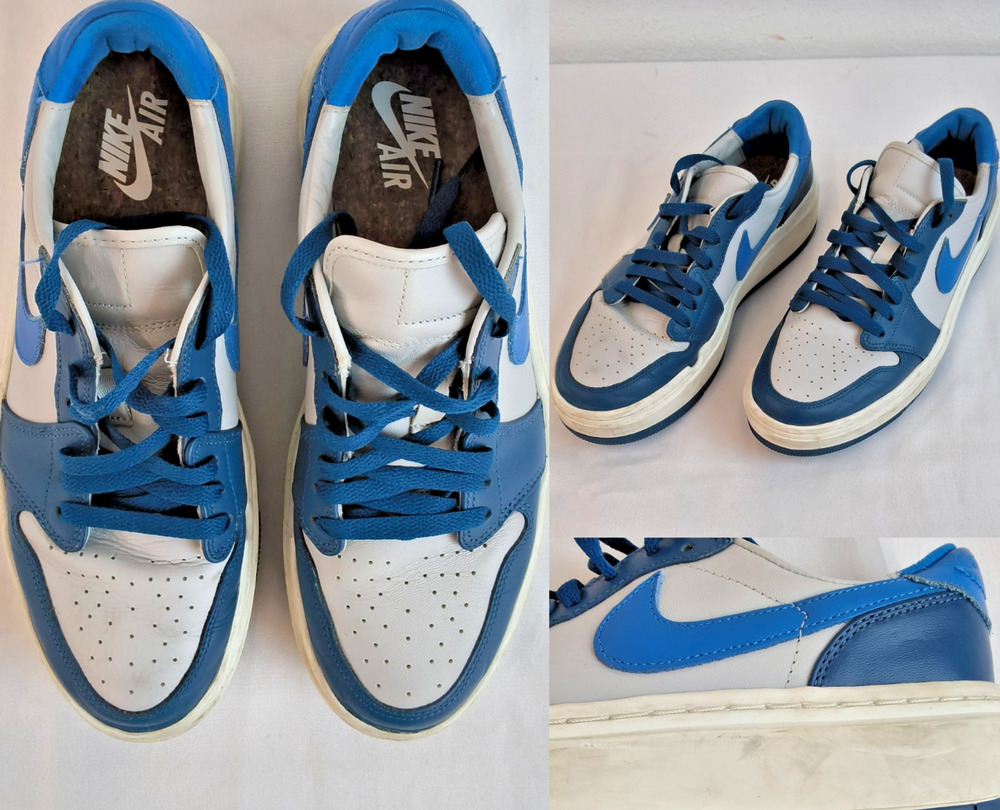 Nike Air Jordan 1 Elevate Low French Blue Sneakers Women's 10 Used No Box #W5602
